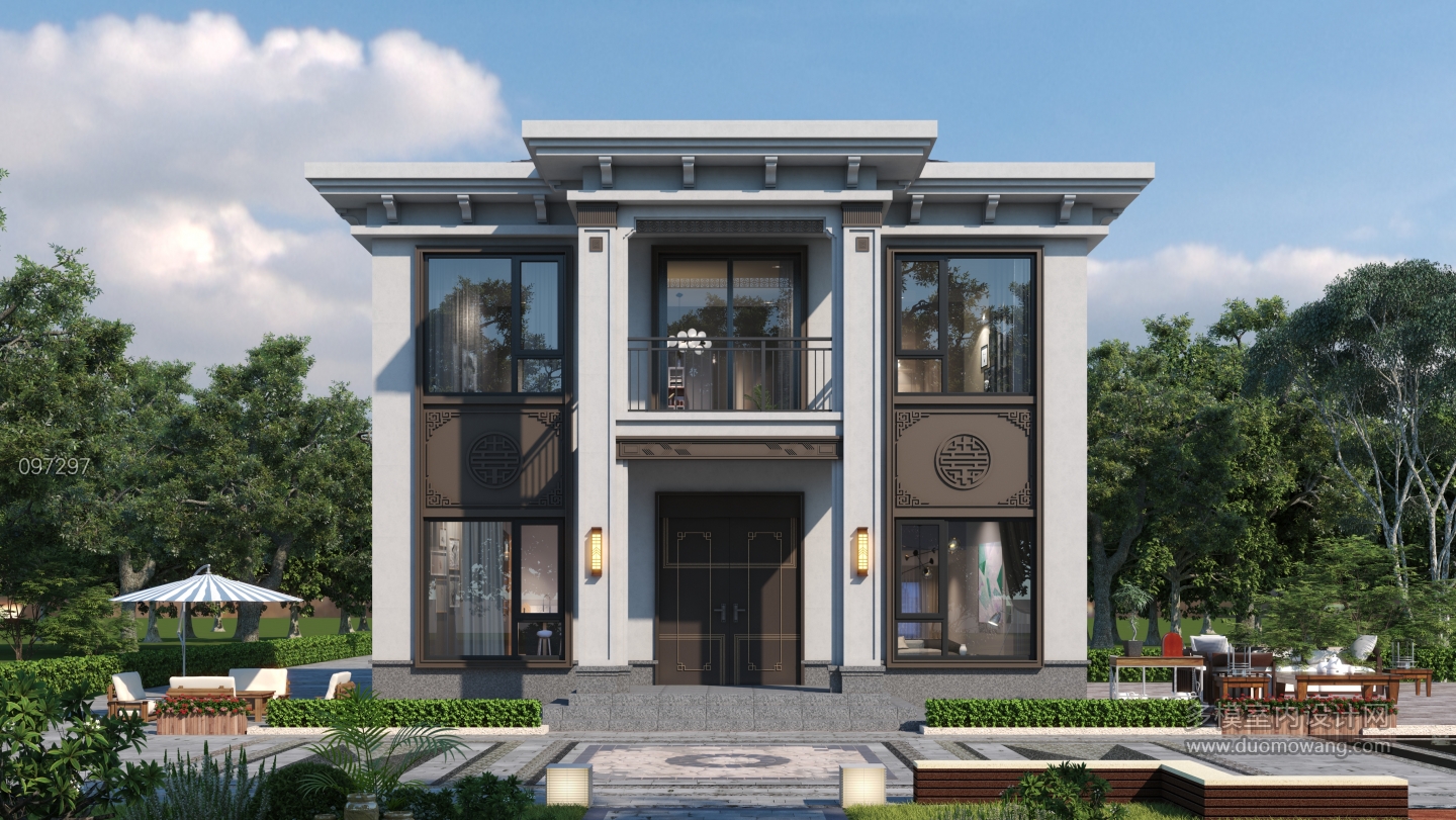 新中式别墅外观