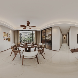 现代中古风客餐厅