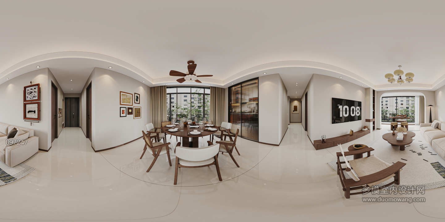 现代中古风客餐厅