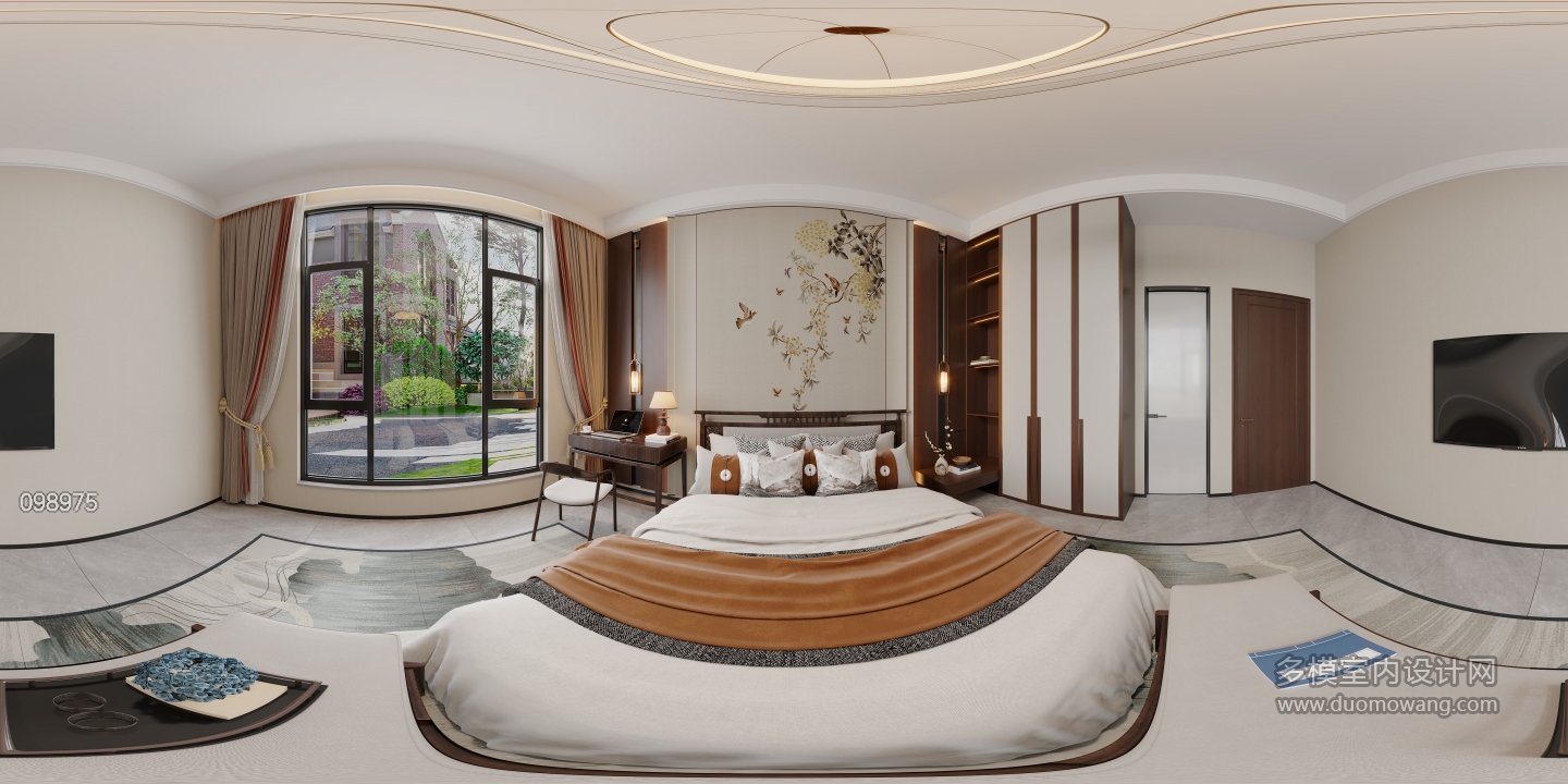 新中式主卧360_1f