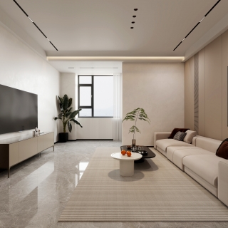 现代一号楼十层小客厅