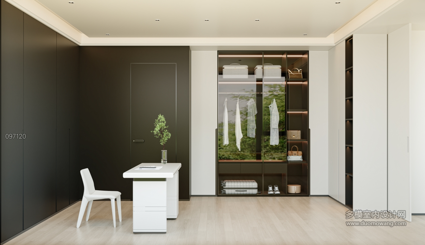 极简3F房间1衣帽间