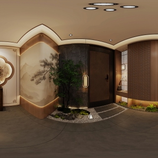 宋氏美学门厅全景