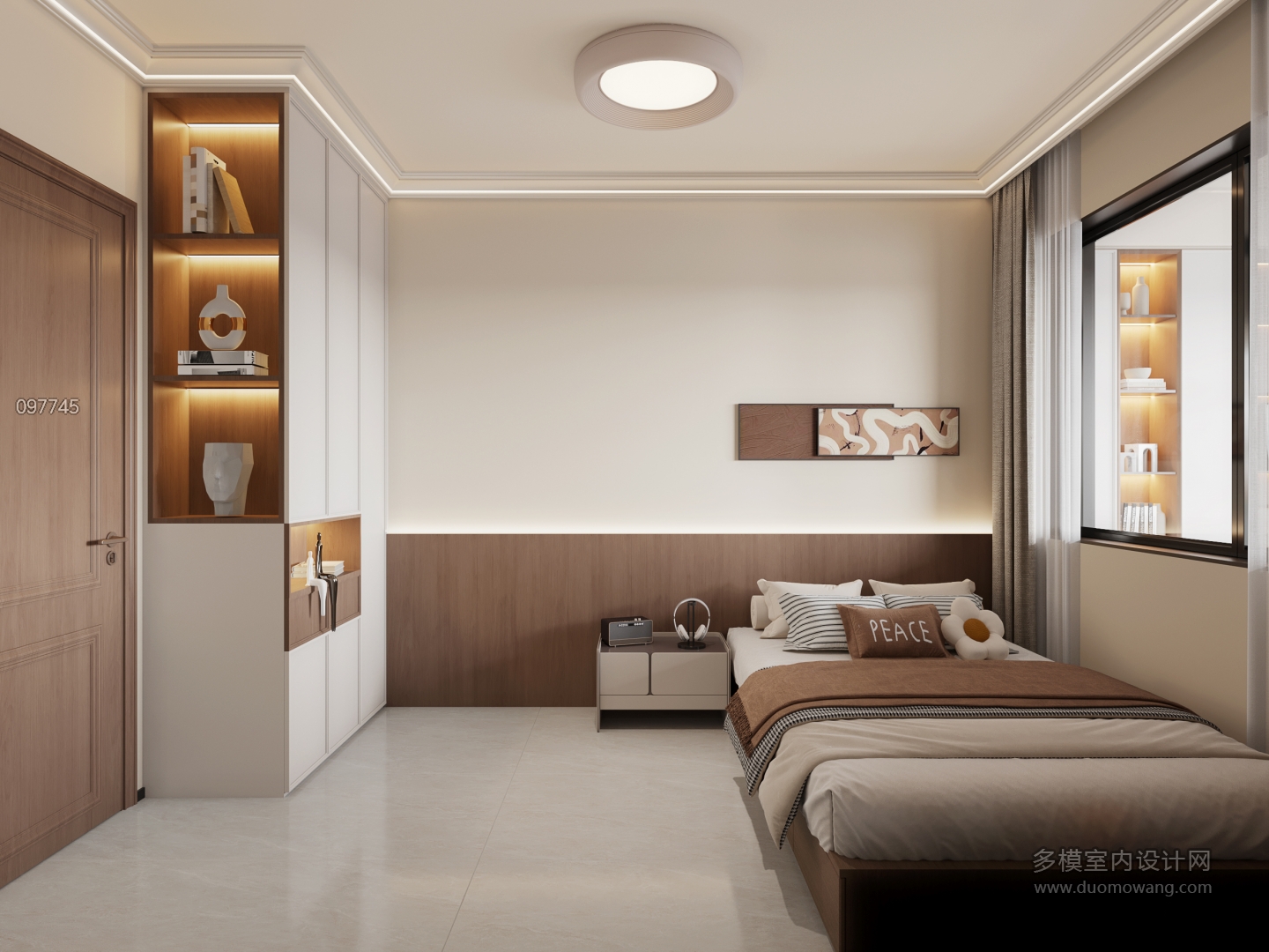 10现代次卧单张