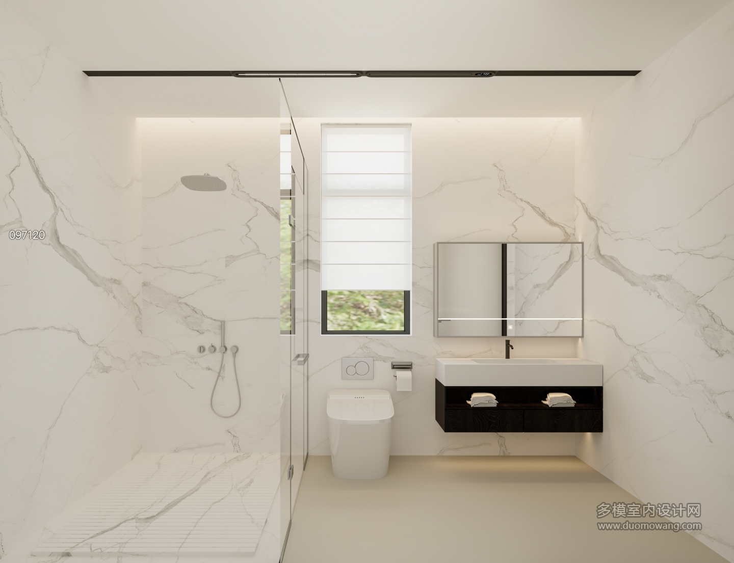 极简3F房间3卫生间