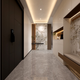 现代一号楼十层门厅