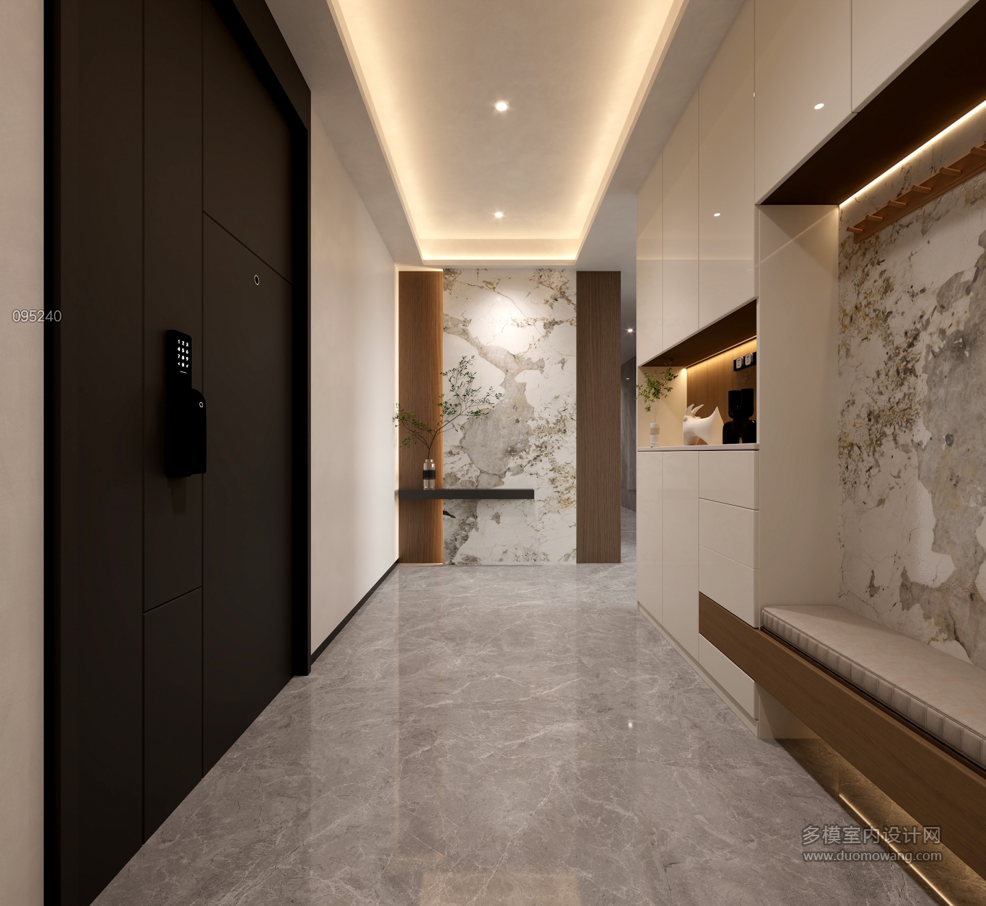 现代一号楼十层门厅