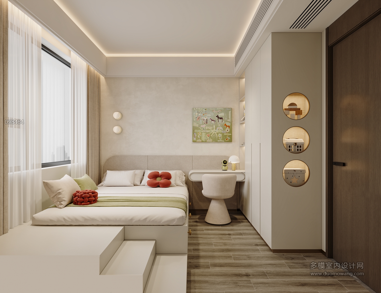 现代轻奢榻榻米特写