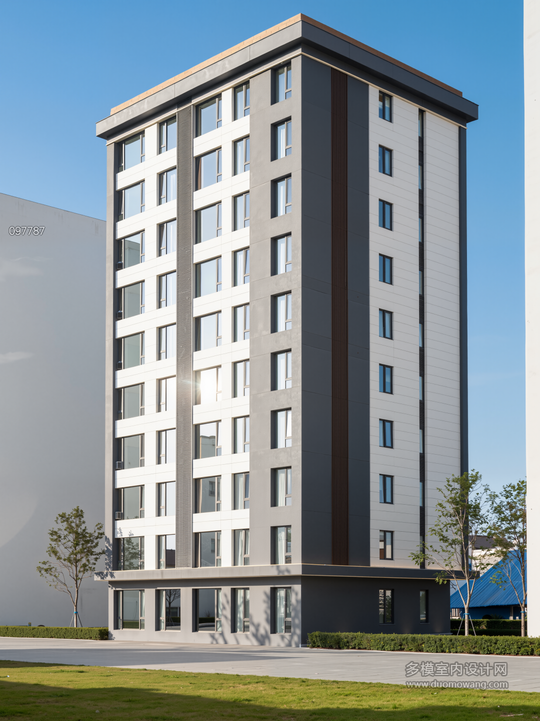 现代建筑外立面