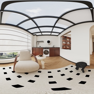 现代二楼阳光房全景