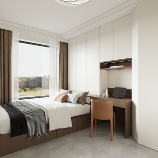 现代 卧室2 单张