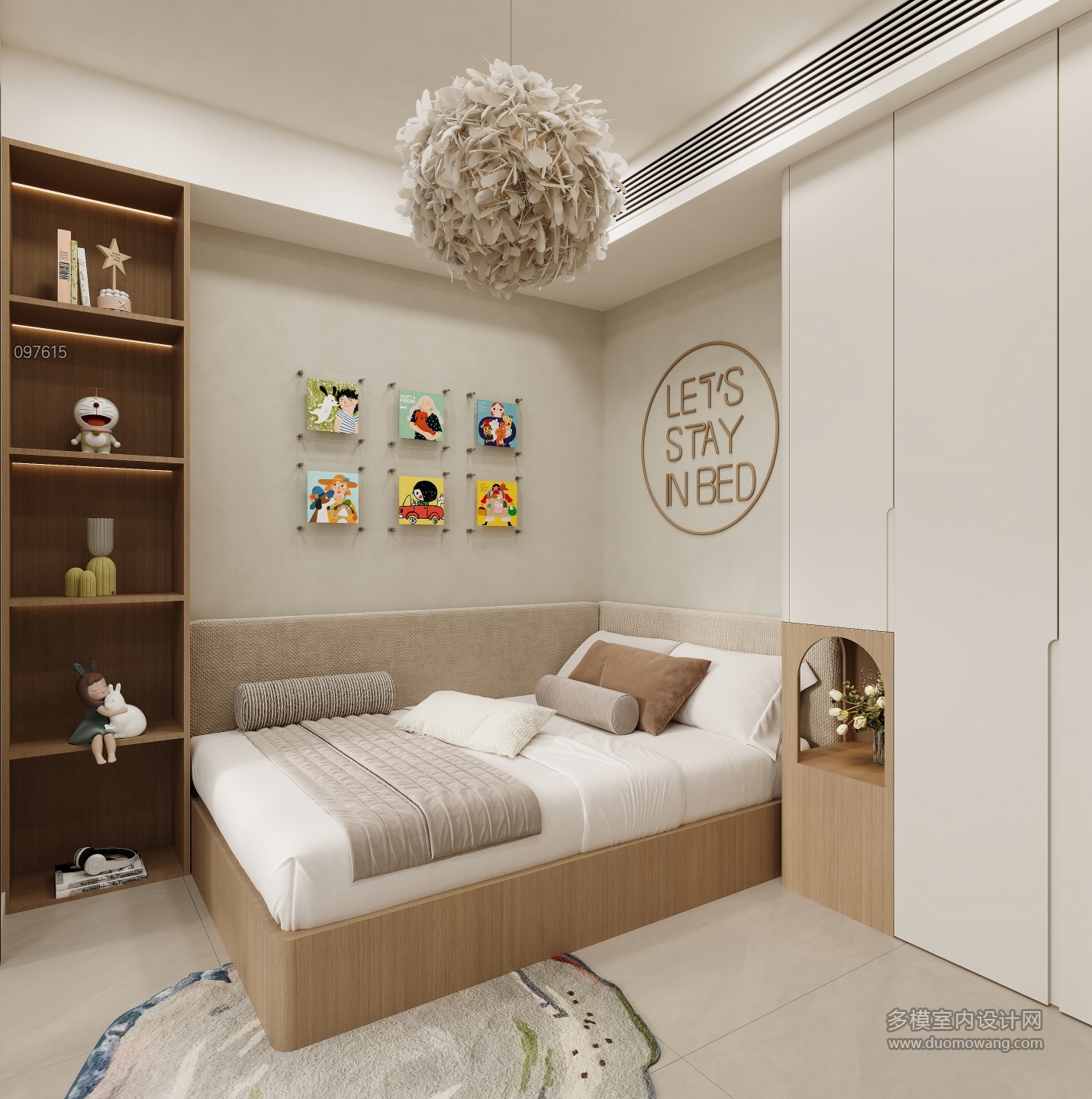 现代 次卧 单张