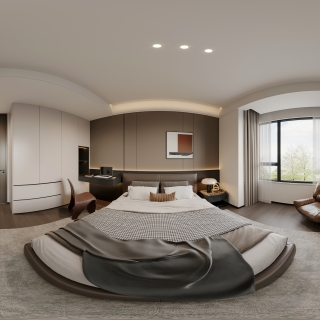 意式男孩房全景