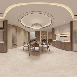 宋代负一层餐厅全景