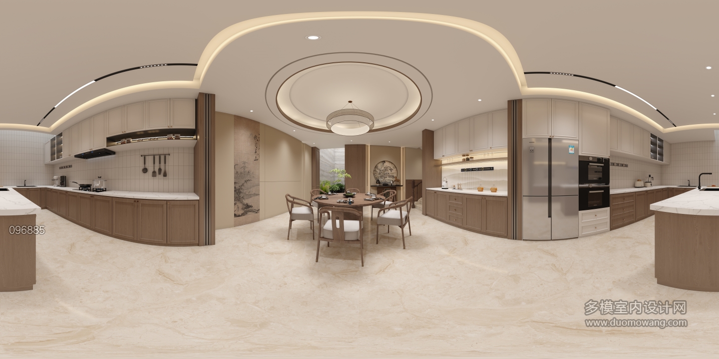 宋代负一层餐厅全景