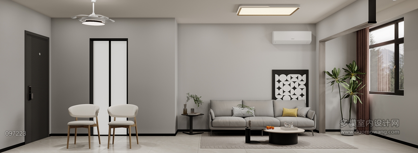 现代-1703客厅特写2