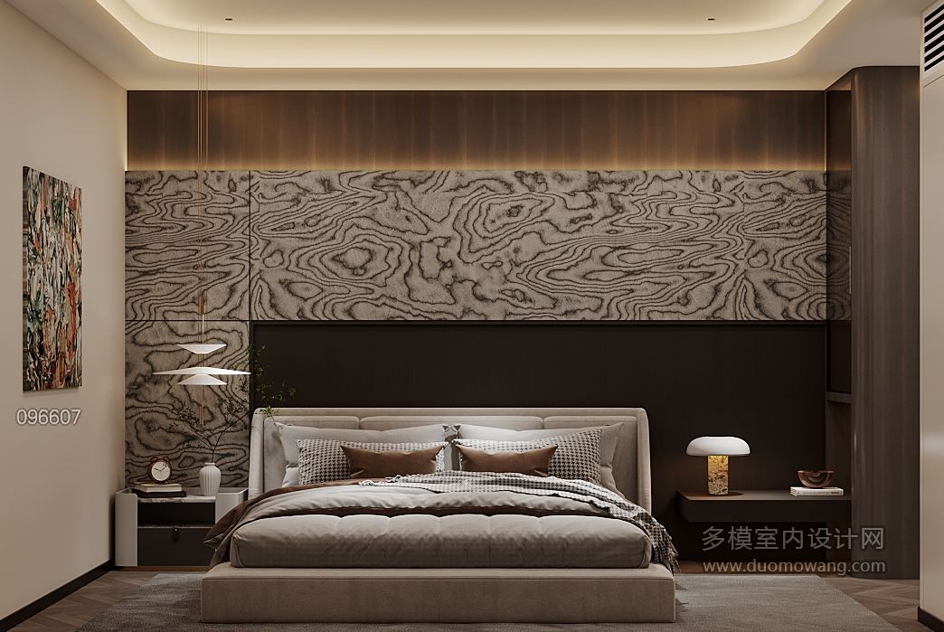 现代-主卧特写2