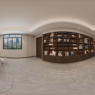 中式药膳 会议室 全景