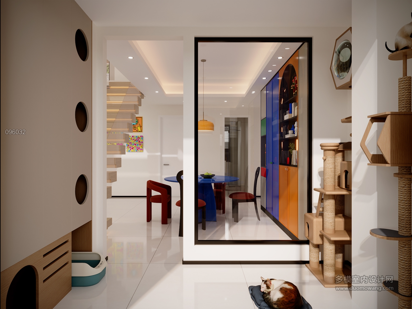 1楼猫爬区静态现代极简风格