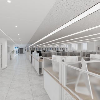 现代公共办公区