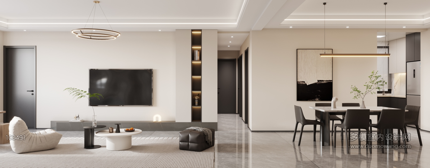 现代客餐厅特写B