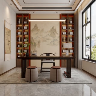 新中式书房
