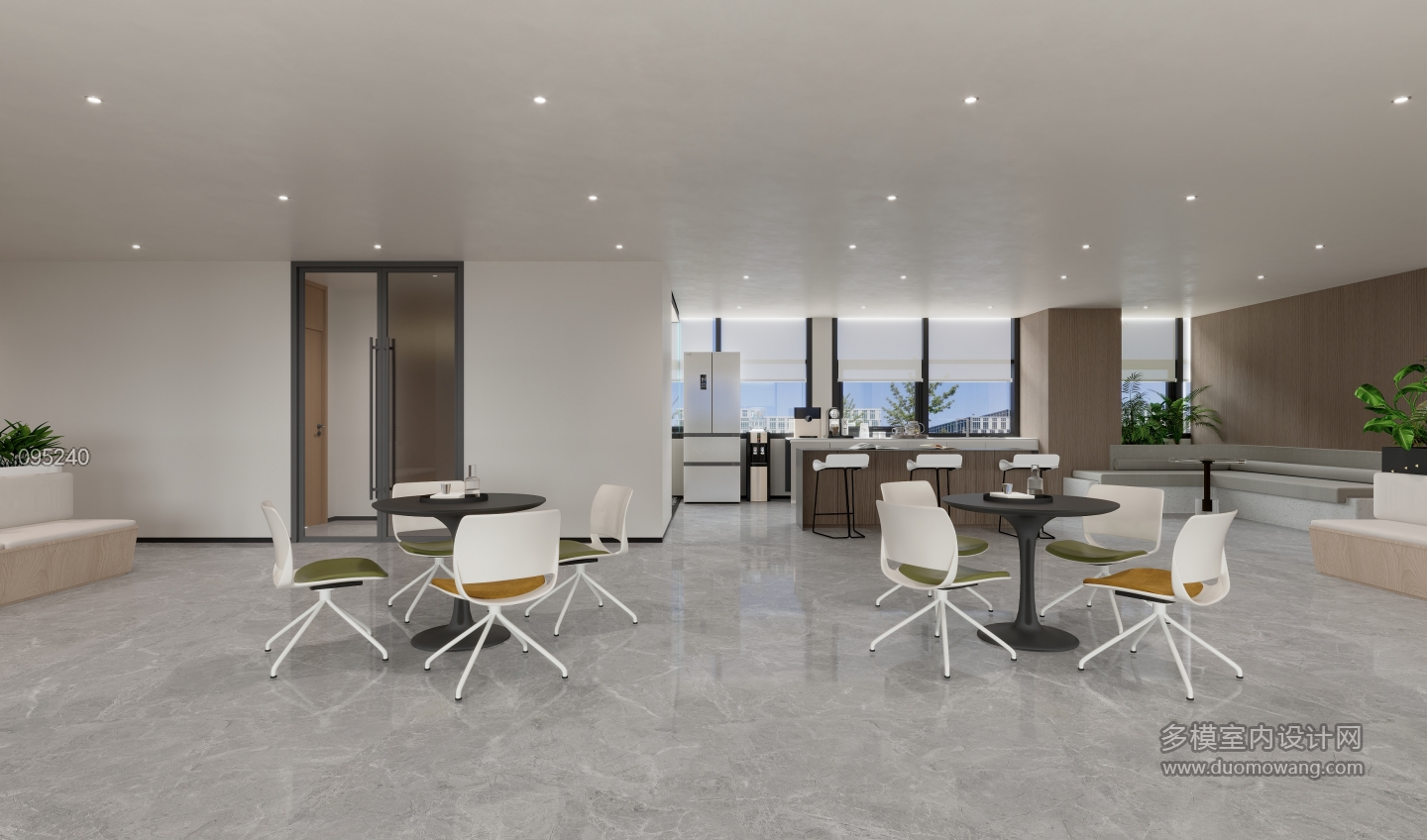 现代3号楼2层休闲茶水区