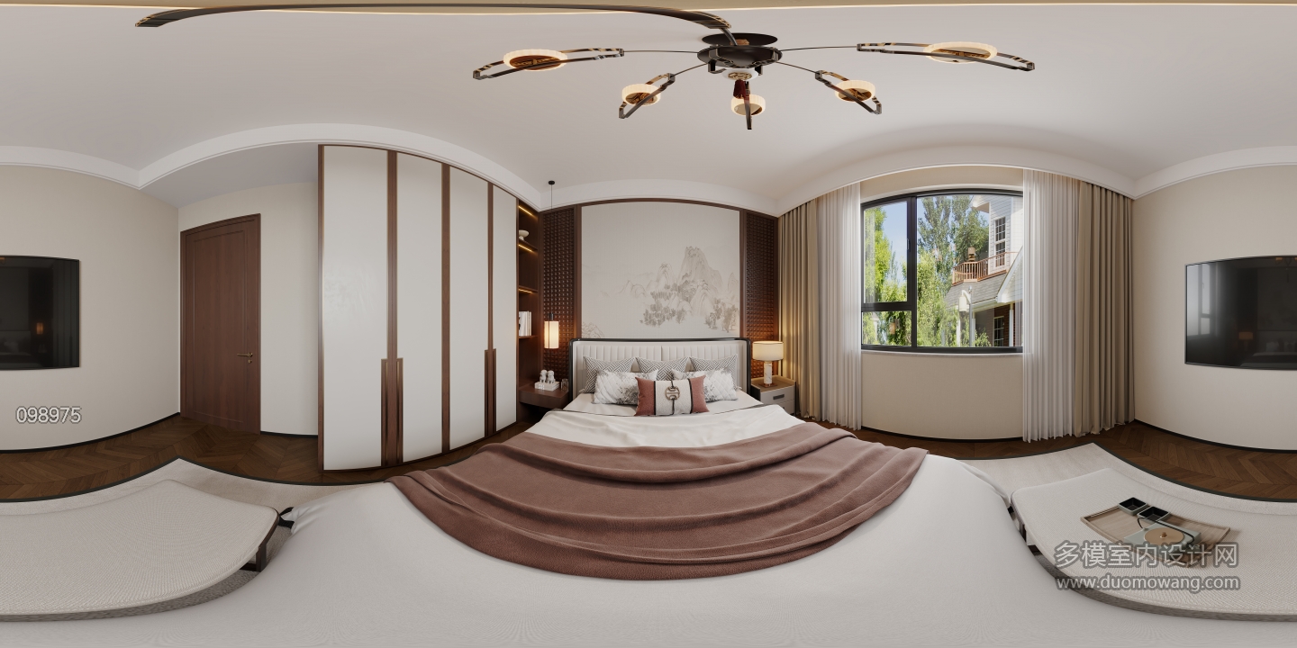 新中式北卧室1-360_2f