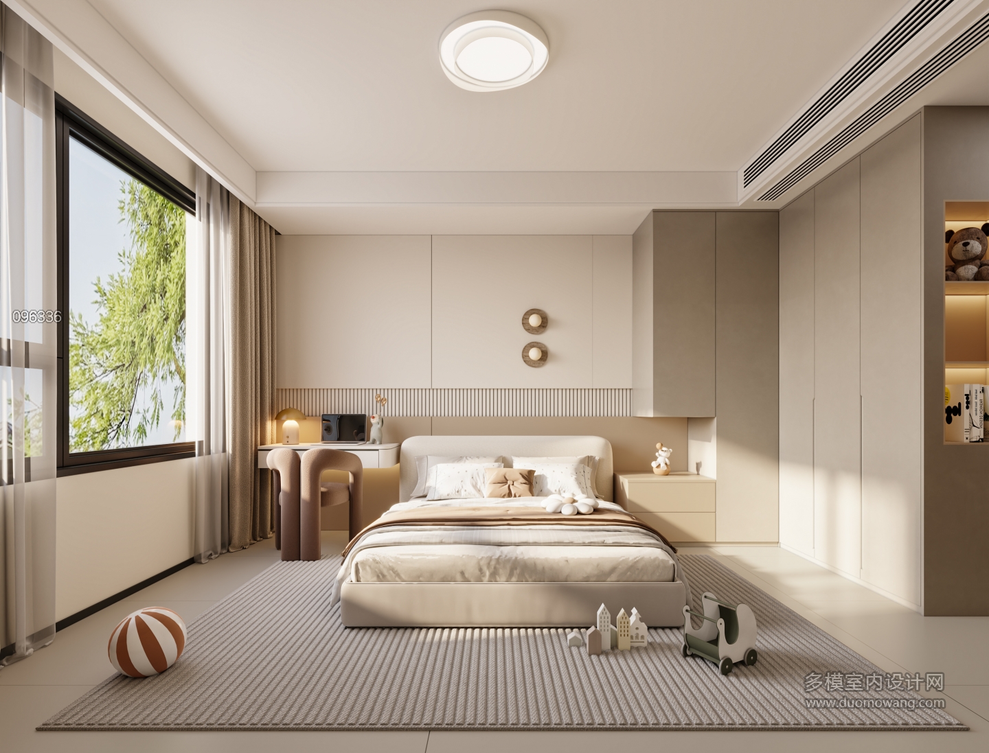 现代儿童房02