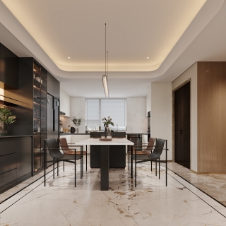 现代轻奢厨房特写