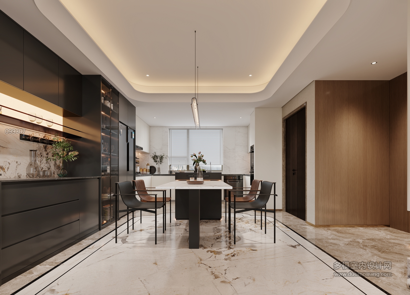 现代轻奢厨房特写