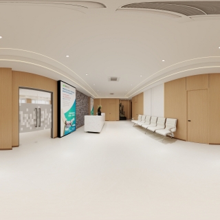 原木风二楼大厅