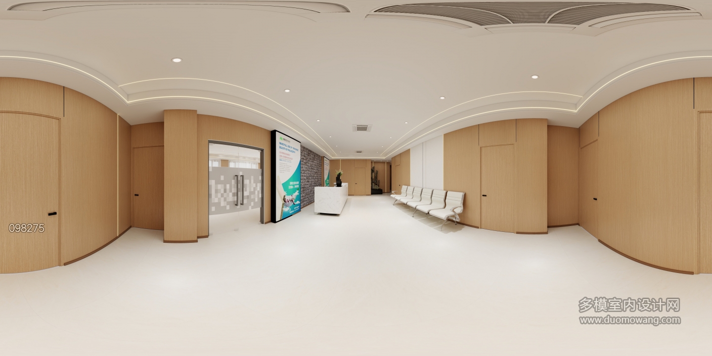 原木风二楼大厅