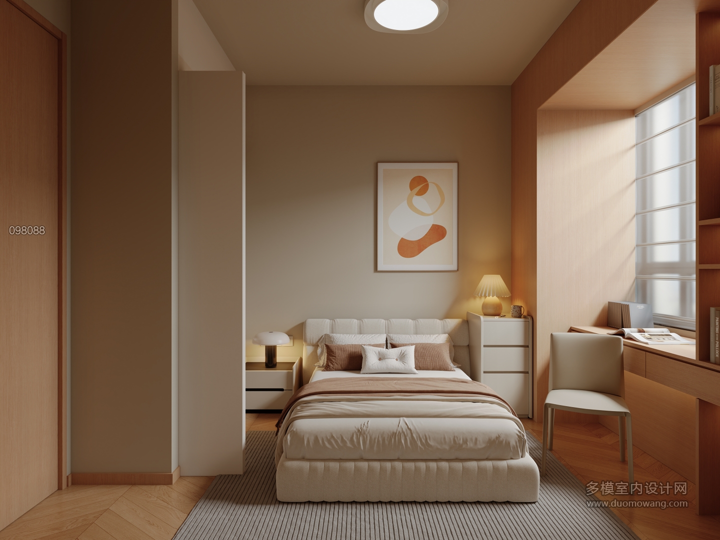 奶油风 次卧2静态