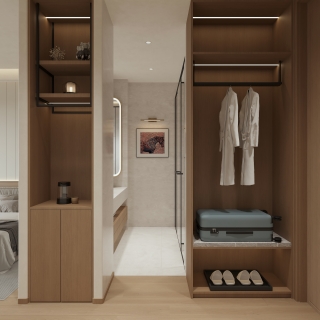 现代 酒店客房 单张2