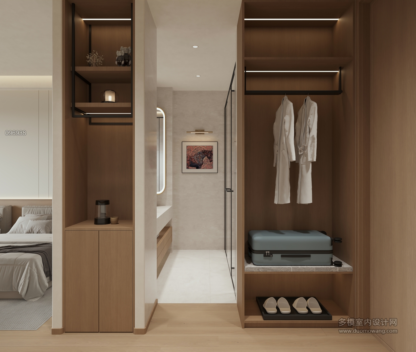 现代 酒店客房 单张2