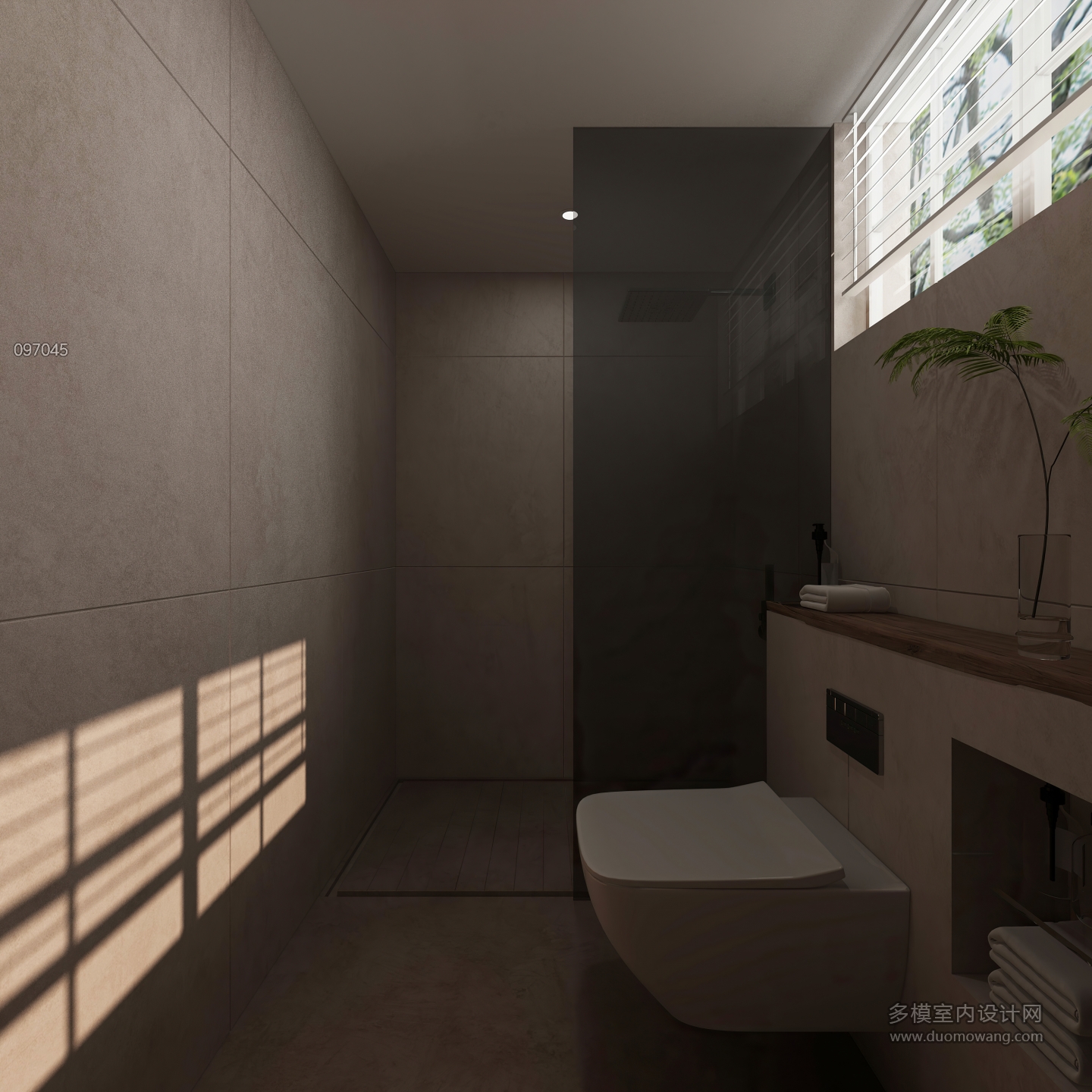 自然风1F客卧卫生间静态 (1)