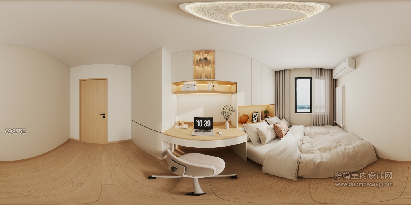 现代卧室2全景