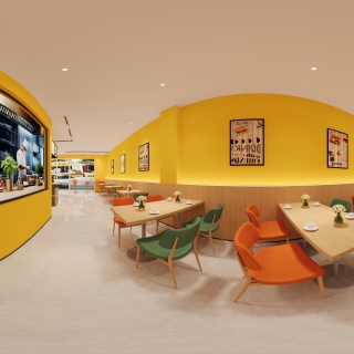 汉堡店全景2