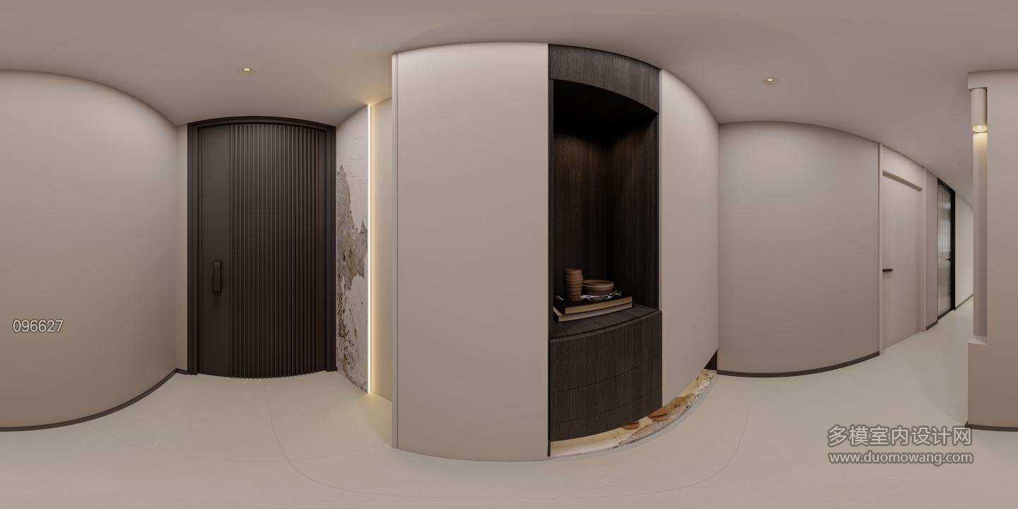 现代 玄关全景