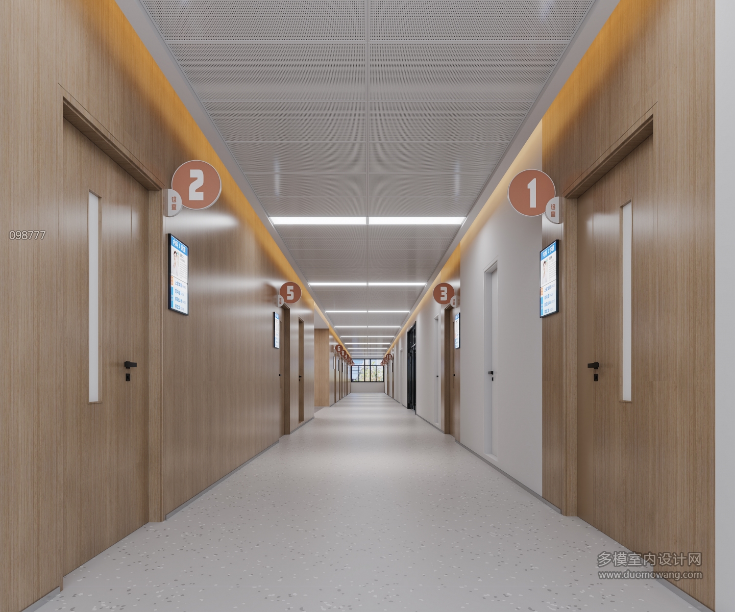 现代 五层 过道