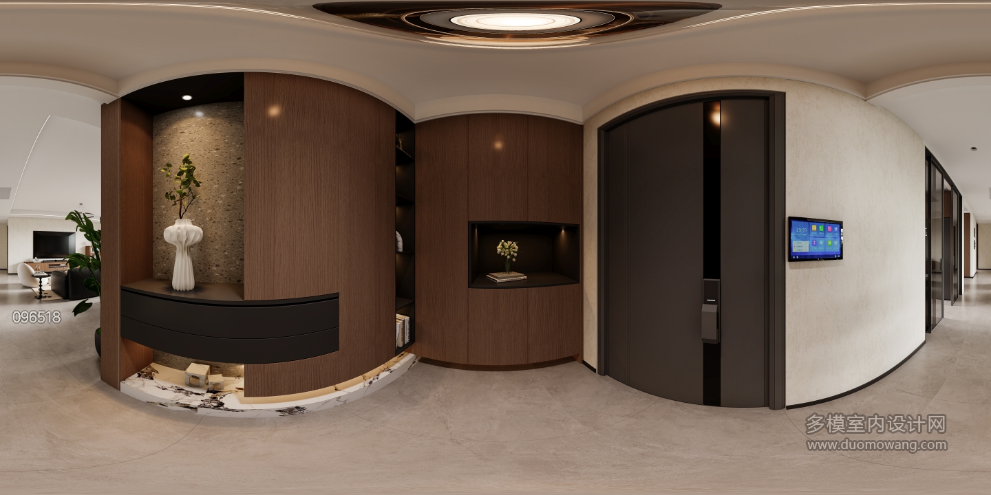 中古风 玄关全景