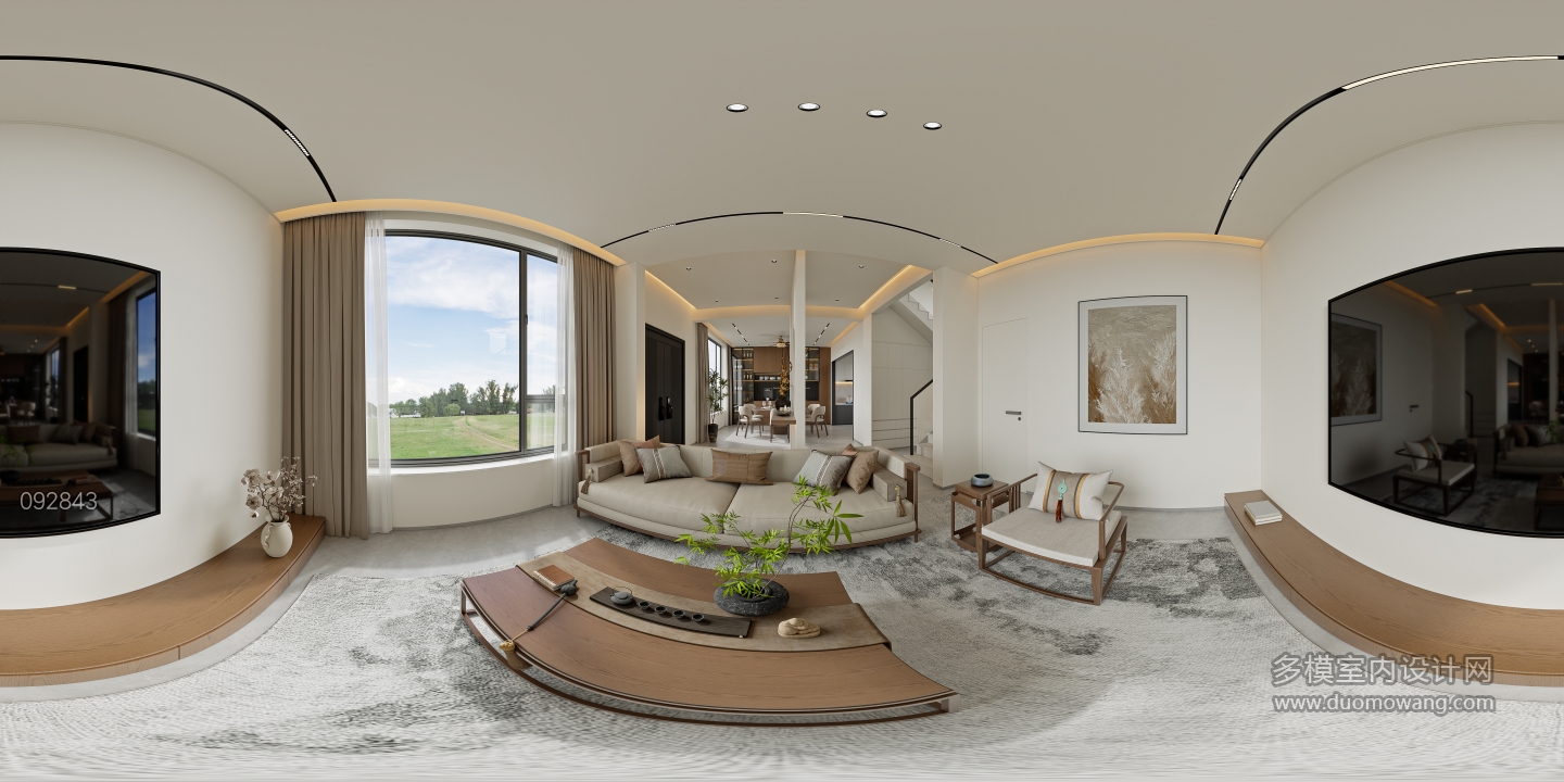 西阳自建房2改_一层客厅 拷贝