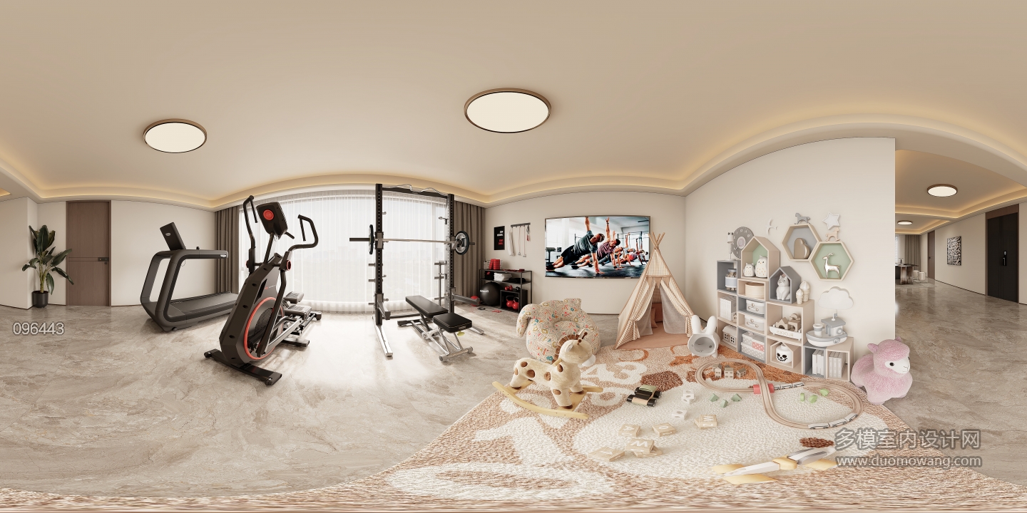 意式负一楼多功能区360