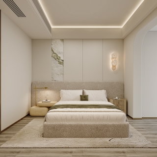 现代轻奢南次卧特写