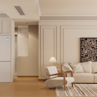 2法式奶油风沙发面