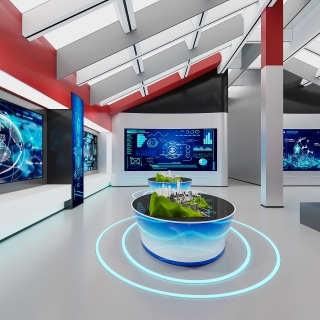 养猪场展厅_2_互动式灯光混合