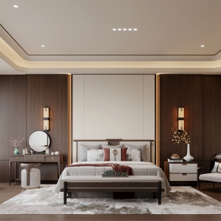 新中式卧室