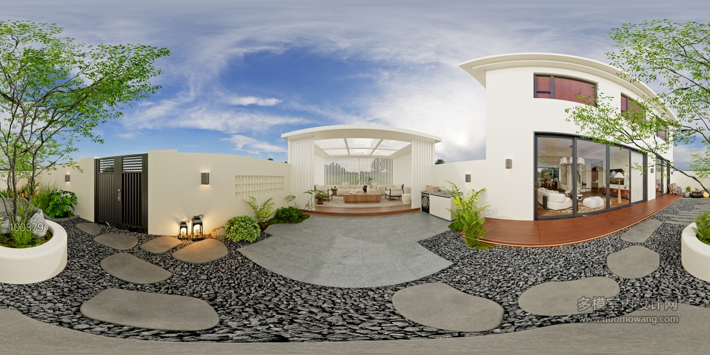 多彩一号3改414_一层花园