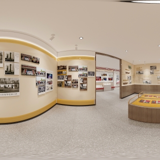 吕荣村史展厅_360-3_互动式灯光混合